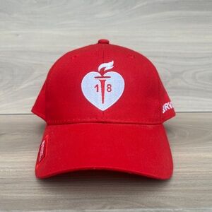 American Heart Association Survivor Heart Walk Baseball Cap Red Florida Hospital